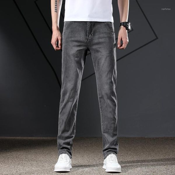 new jeans men fashion brand gray jeans business casual elastic force slim fit denim pants stretch plus size men trousers1, Blue
new jeans men fashion brand gray jeans business casual elastic force slim fit denim pants stretch plus size men trousers1, Blue