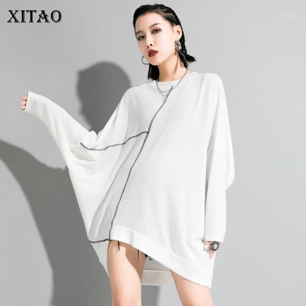 xitao irregular women t shirt fashion striped pullover irregular full sleeve small fresh casual minority casual tee xj37721, White
xitao irregular women t shirt fashion striped pullover irregular full sleeve small fresh casual minority casual tee xj37721, White