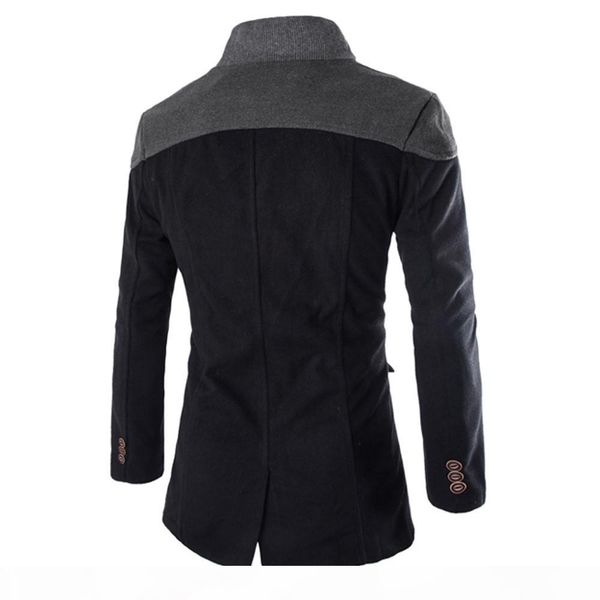 men jacket warm winter autumn trench long outwear button smart overcoat coat casual fashion mens jackets coat, Black;brown
men jacket warm winter autumn trench long outwear button smart overcoat coat casual fashion mens jackets coat, Black;brown