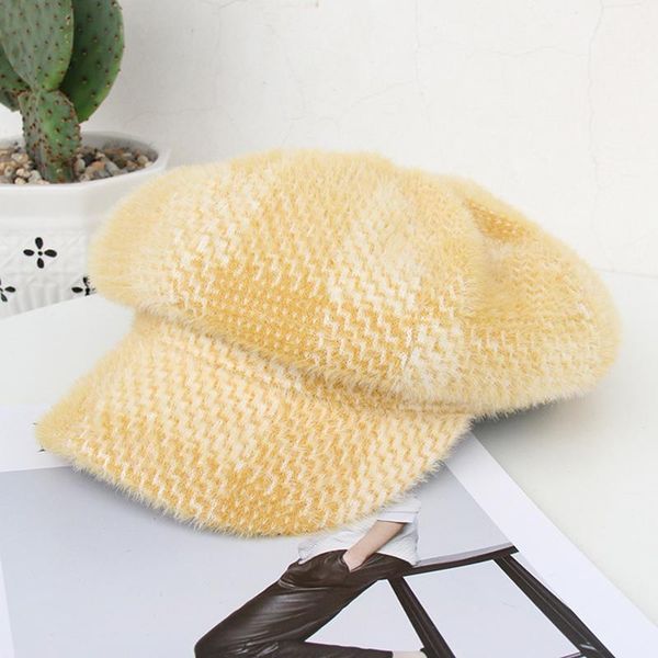 berets casquette 2021 autumn and winter ladies imitation velvet knitted elegant lady painter hat fashion sboy cap btm07, Blue;gray
berets casquette 2021 autumn and winter ladies imitation velvet knitted elegant lady painter hat fashion sboy cap btm07, Blue;gray