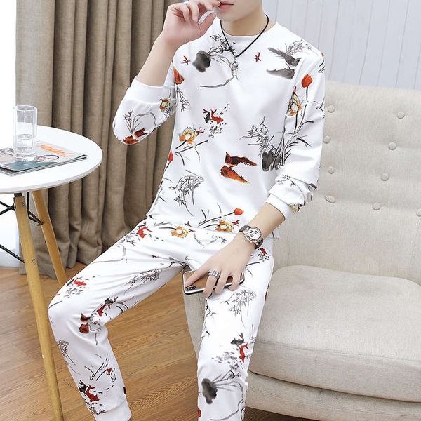 men's t-shirt 2020 spring and autumn long sleeve leisure sports two-piece suit, Gray
men's t-shirt 2020 spring and autumn long sleeve leisure sports two-piece suit, Gray
