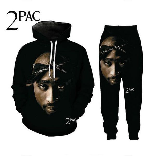 new men/womens tupac 2pac funny 3d print fashion tracksuits hip hop pants + hoodies mh092, Gray
new men/womens tupac 2pac funny 3d print fashion tracksuits hip hop pants + hoodies mh092, Gray