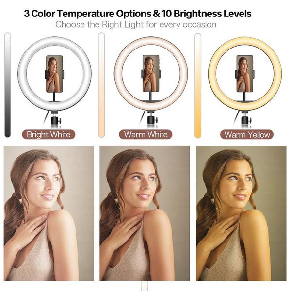 in stock1pc led studio ring light p video lamp light live broadcast dimmable tripod selfie camera phone high quality
in stock1pc led studio ring light p video lamp light live broadcast dimmable tripod selfie camera phone high quality