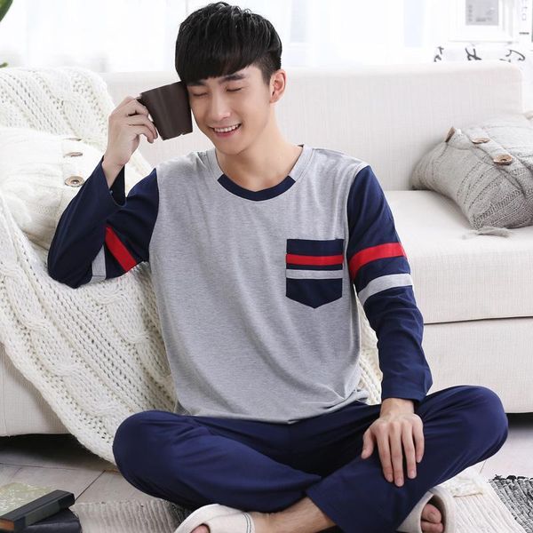 male sleepwear autumn cotton pullover lounge spring and autumn men's sleepwear summer long-sleeve set l-3xl1, Black;brown
male sleepwear autumn cotton pullover lounge spring and autumn men's sleepwear summer long-sleeve set l-3xl1, Black;brown