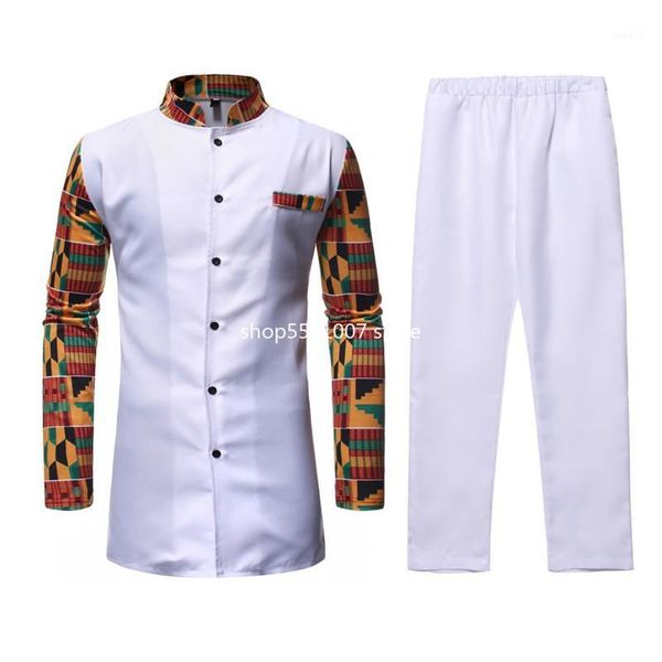 white afriacn dashiki dress shirt pant set 2 pieces outfit set streetwear casual men african clothes african suit men chemise1, Red
white afriacn dashiki dress shirt pant set 2 pieces outfit set streetwear casual men african clothes african suit men chemise1, Red