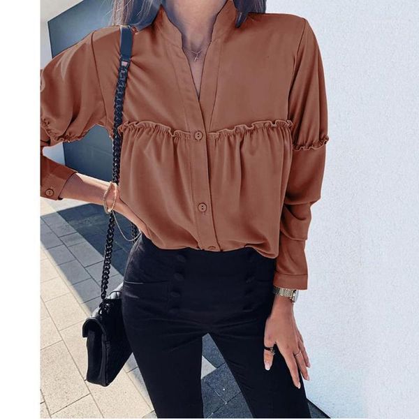 women's blouses & shirts fashion women's solid white office lady workwear long sleeve chiffon blouse female elegant v-neck blouse
women's blouses & shirts fashion women's solid white office lady workwear long sleeve chiffon blouse female elegant v-neck blouse