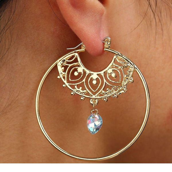 vintage simple geometric fashion round pendant earrings for women bohemian crystal geometry round earring jewelry qylqdp, Black
vintage simple geometric fashion round pendant earrings for women bohemian crystal geometry round earring jewelry qylqdp, Black