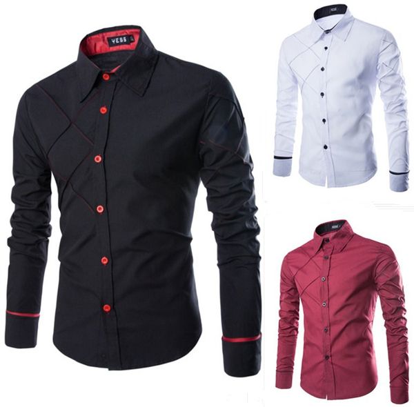 men plaid cotton blend casual slim fit long sleeve button down dress shirts 3 colour size (m-3xl) cs14ty1413, White;black
men plaid cotton blend casual slim fit long sleeve button down dress shirts 3 colour size (m-3xl) cs14ty1413, White;black