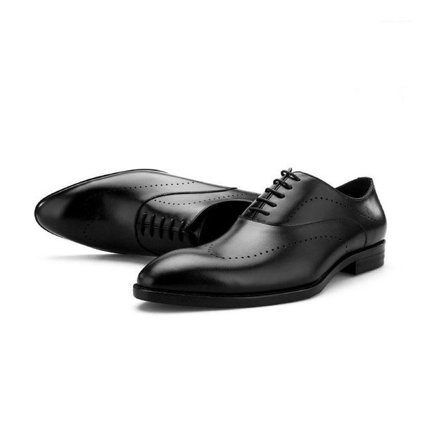 men formal shoes genuine leather business shoes lace up men dress office luxury male breathable oxfords d281, Black
men formal shoes genuine leather business shoes lace up men dress office luxury male breathable oxfords d281, Black