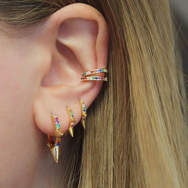 colroful multi color cz fashion jewelry minimal delicate mini small huggie hoops cute adorable girl women hoop earrings, Golden;silver
colroful multi color cz fashion jewelry minimal delicate mini small huggie hoops cute adorable girl women hoop earrings, Golden;silver