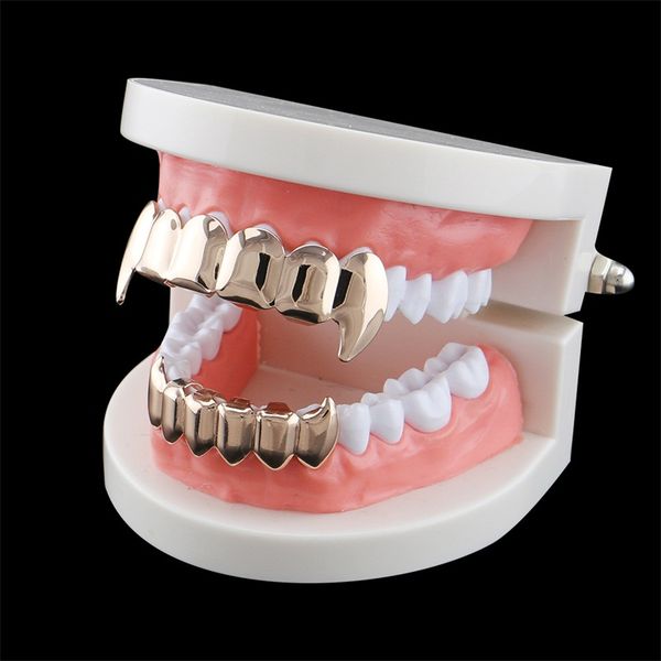 multi color gold plated teeth grillz pointed teeth ornaments tooth sleeve smooth teeth braces good quality 11 68cl h1
multi color gold plated teeth grillz pointed teeth ornaments tooth sleeve smooth teeth braces good quality 11 68cl h1