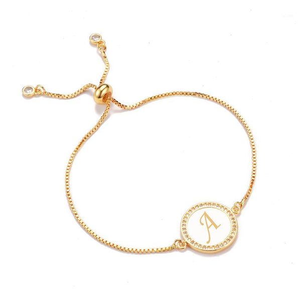 colorful zircon 26 letter bracelet for women shell cz initial bracelet femme adjustable snake chain jewelry christmas gifts1, Golden;silver
colorful zircon 26 letter bracelet for women shell cz initial bracelet femme adjustable snake chain jewelry christmas gifts1, Golden;silver