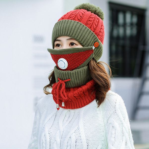 warm beanies skulls hat women winter cap with mask collar knitting set collar knitted caps outdoor cycling hats lla106, Blue;gray
warm beanies skulls hat women winter cap with mask collar knitting set collar knitted caps outdoor cycling hats lla106, Blue;gray