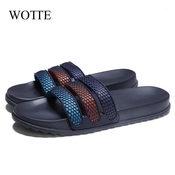 wotte 2020 slippers men summer fashion outdoor men shoes comfortable soft flip flops beach shoes slides zapatos de hombre1, Black
wotte 2020 slippers men summer fashion outdoor men shoes comfortable soft flip flops beach shoes slides zapatos de hombre1, Black