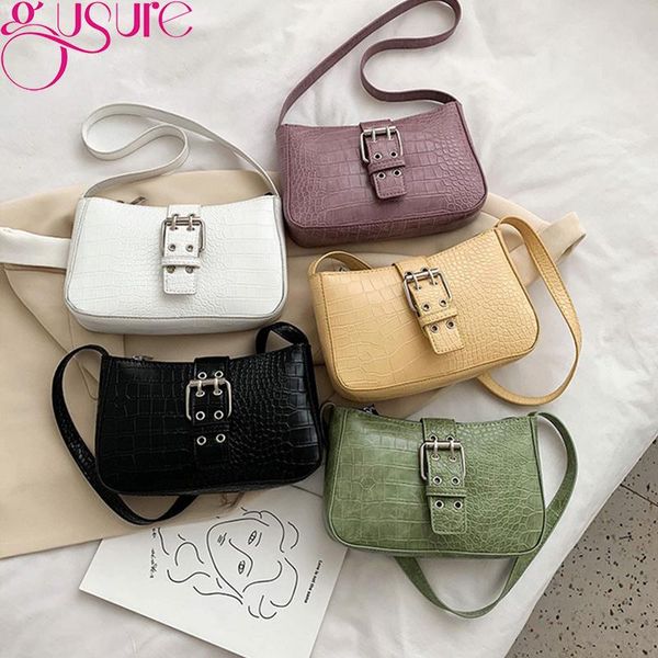 gusure small retro shoulder bag women alligator handbags pu leather underarm baguette bags female brand design daily purse totes
gusure small retro shoulder bag women alligator handbags pu leather underarm baguette bags female brand design daily purse totes
