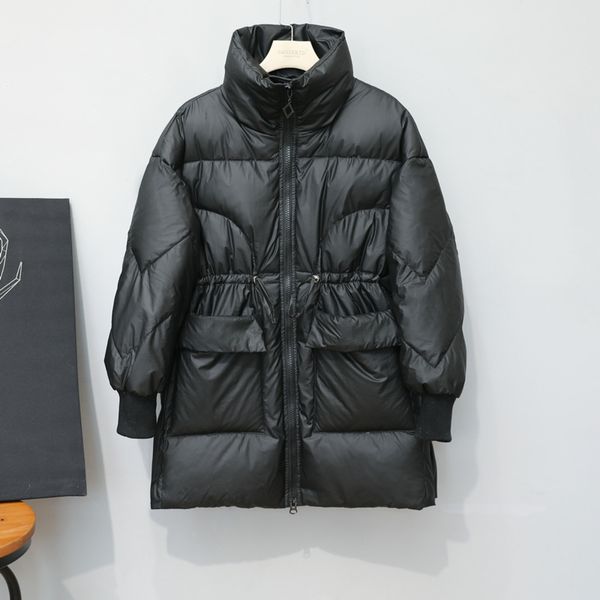 new women casual style down jacket white duck down jackets winter warm coats and parkas female outwear c1204, Black
new women casual style down jacket white duck down jackets winter warm coats and parkas female outwear c1204, Black