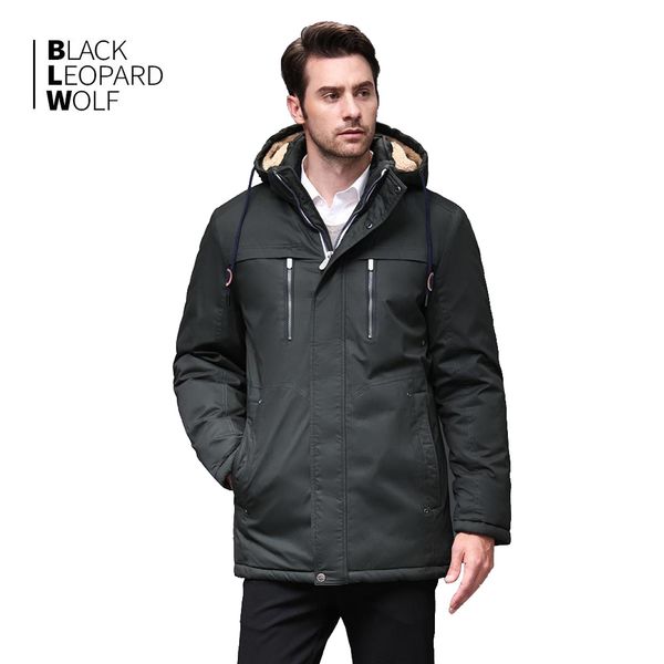 blackleopardwolf 2019 winter jacket men's fashion coat parka coat thick comfortable cuffs detachable coat bl-6605 q1217, Black
blackleopardwolf 2019 winter jacket men's fashion coat parka coat thick comfortable cuffs detachable coat bl-6605 q1217, Black