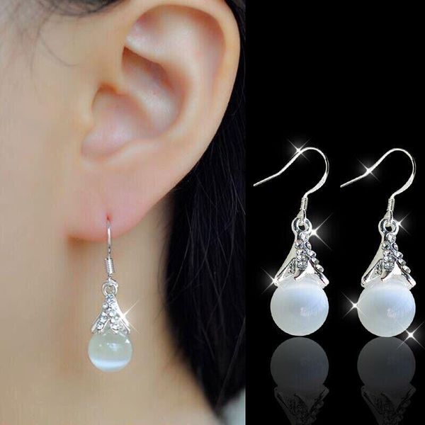 chenfan japan and south korea ear nails temperament long ear jewelry fashion simple cat eye earrings for women 2020 girl gift, Silver
chenfan japan and south korea ear nails temperament long ear jewelry fashion simple cat eye earrings for women 2020 girl gift, Silver