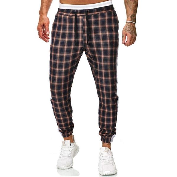 men's joggers plaid pants men straight harem pants trousers harajuku streetwear high street fashion casual sweatpants, Black
men's joggers plaid pants men straight harem pants trousers harajuku streetwear high street fashion casual sweatpants, Black