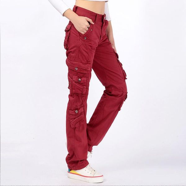 casual harem tactical trousers multi pockets joggers streetwear pants solid candy color womens cargo pants plus size1, Black;white
casual harem tactical trousers multi pockets joggers streetwear pants solid candy color womens cargo pants plus size1, Black;white
