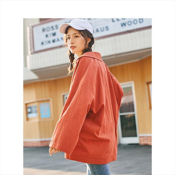 spring autumn turn down collar loose style one button women short jacket coat drop shipping good quality, Black;brown
spring autumn turn down collar loose style one button women short jacket coat drop shipping good quality, Black;brown