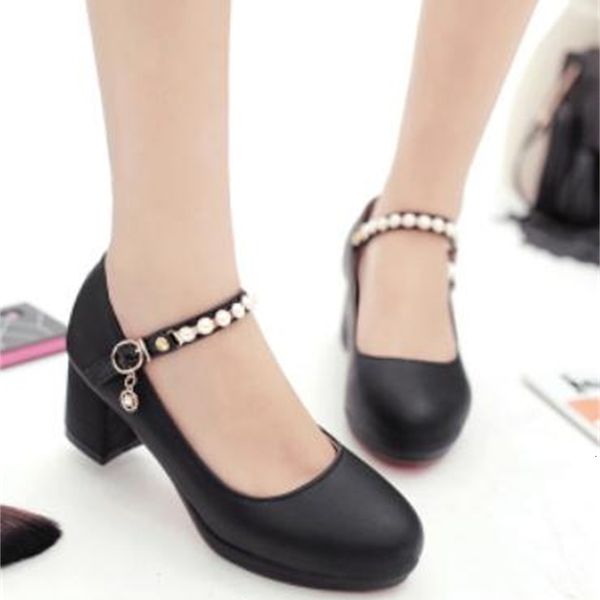 2021 women's shoes in spring and autumn new style coarse heel round head@3032 usv1, Black
2021 women's shoes in spring and autumn new style coarse heel round head@3032 usv1, Black