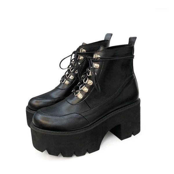 brand women's shoes low heels booties lace up round toe crossdresser fashion high heel ladies punk rock ankle lolita sports1, Black
brand women's shoes low heels booties lace up round toe crossdresser fashion high heel ladies punk rock ankle lolita sports1, Black