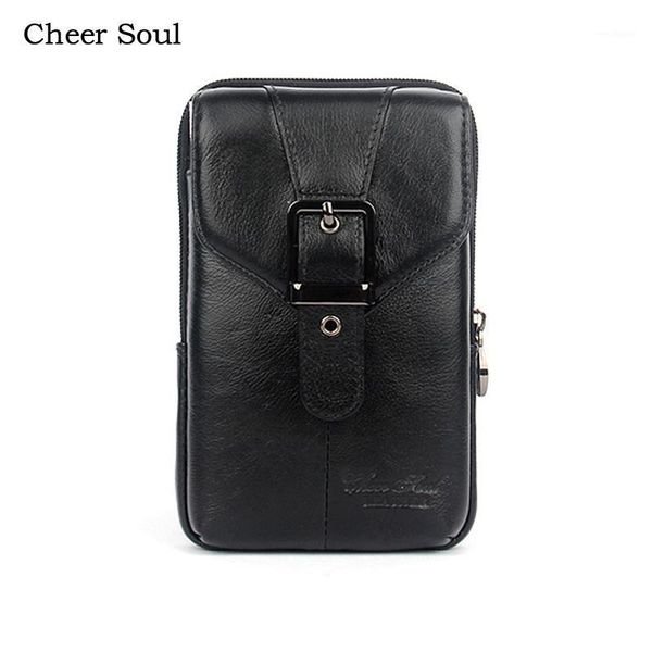 cheer soul genuine leather male casual waist bag cell/mobile phone coin purse pocket belt fashion cowhide men bum pouch pack1
cheer soul genuine leather male casual waist bag cell/mobile phone coin purse pocket belt fashion cowhide men bum pouch pack1