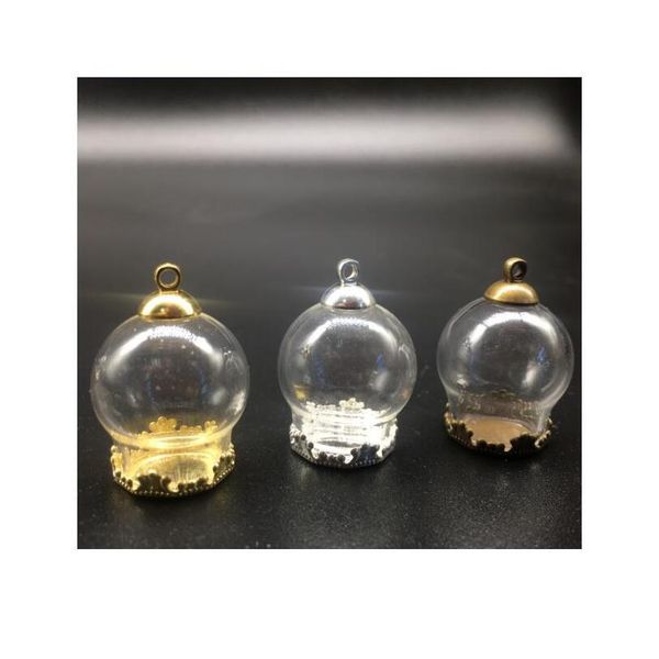 300set 20*15mm glass globes with metal copper setting base beads cap set vials pendant wishing glass bottle jewelry jllemo, Black
300set 20*15mm glass globes with metal copper setting base beads cap set vials pendant wishing glass bottle jewelry jllemo, Black