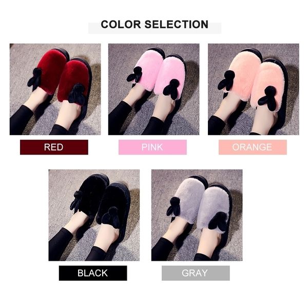 fznyl cute rabbit design slippers women winter casual home shoes warm non-slip house flip flops ladies indoor furry flats y200424, Black
fznyl cute rabbit design slippers women winter casual home shoes warm non-slip house flip flops ladies indoor furry flats y200424, Black