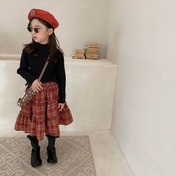 liu yuan children's 2021 winter fashion versatile plaid french girl's wool mid length plush skirt, Blue
liu yuan children's 2021 winter fashion versatile plaid french girl's wool mid length plush skirt, Blue