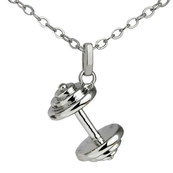 dumbbell pendant necklace women fitness bodybuilding strong crossfit strength charm choker dainty gym necklace 2020, Silver
dumbbell pendant necklace women fitness bodybuilding strong crossfit strength charm choker dainty gym necklace 2020, Silver