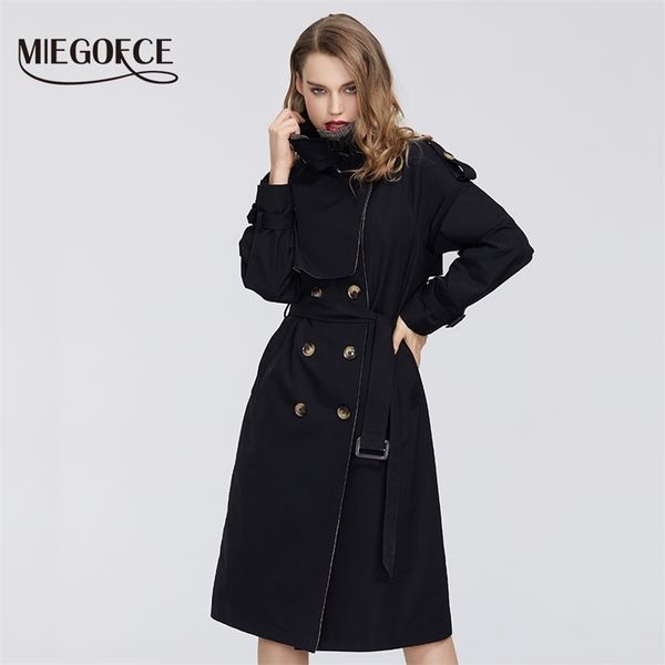 miegofce spring new collection womens cloak warm windproof womens coat spring trench spring windbreaker with buttons 201211, Tan;black
miegofce spring new collection womens cloak warm windproof womens coat spring trench spring windbreaker with buttons 201211, Tan;black