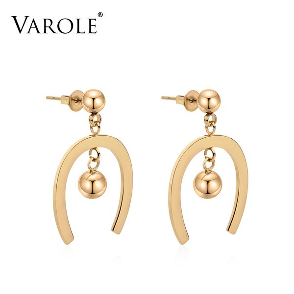 varole korean simple style gold stainless steel earrings for women new hoops ball earrings jewelry wholesale
varole korean simple style gold stainless steel earrings for women new hoops ball earrings jewelry wholesale