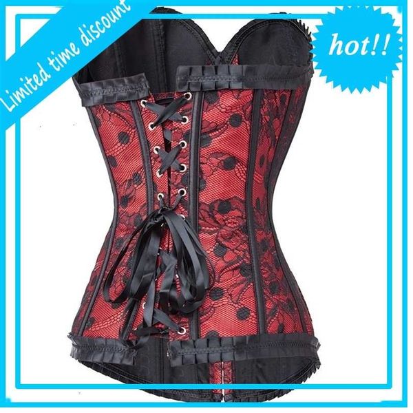 satin floral gothic lace up boned overbust corset ett for women burlesque corpetes e espartilhos para festa, Black;white
satin floral gothic lace up boned overbust corset ett for women burlesque corpetes e espartilhos para festa, Black;white