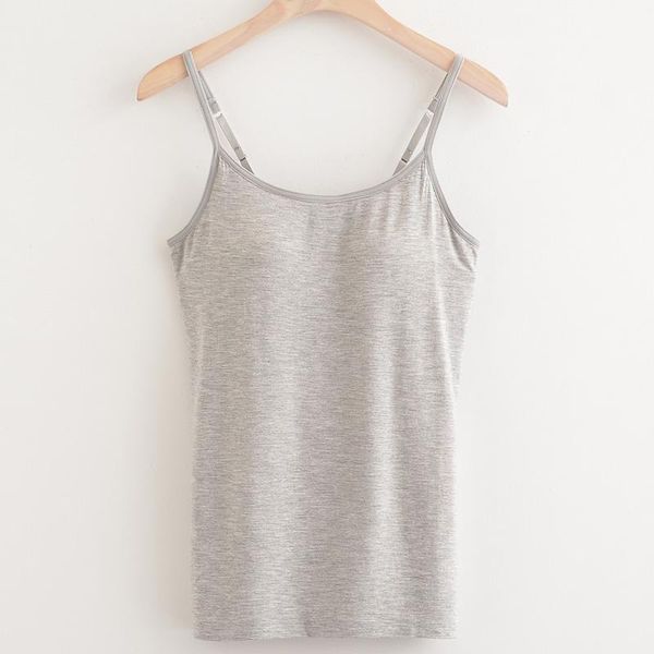 woman padded camisoles built in shelf spaghetti strap tank casual sleeveless underwear comfortable sleepwear with pads1, Black;white
woman padded camisoles built in shelf spaghetti strap tank casual sleeveless underwear comfortable sleepwear with pads1, Black;white