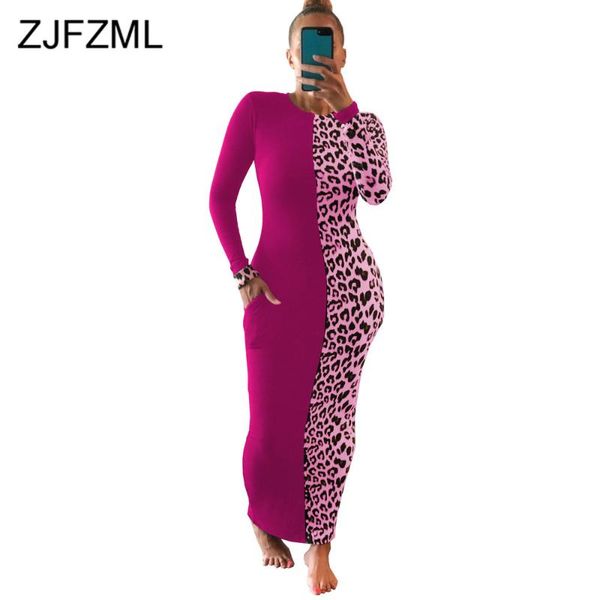 casual dresses leopard color match patchwork skinny long dress woman crew neck sleeve slim fit vintage female package hip vestidos, Black;gray
casual dresses leopard color match patchwork skinny long dress woman crew neck sleeve slim fit vintage female package hip vestidos, Black;gray