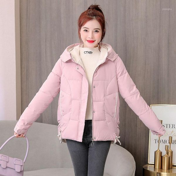 women solid adjustable hem casual parka coat winter jacket new sweet short hooded parka female office lady1, Black
women solid adjustable hem casual parka coat winter jacket new sweet short hooded parka female office lady1, Black