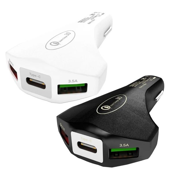 qc3.0 быстрый адаптер заряда 3 port dual 2 usb port + type-c fast car charger 5v / 7a
qc3.0 быстрый адаптер заряда 3 port dual 2 usb port + type-c fast car charger 5v / 7a