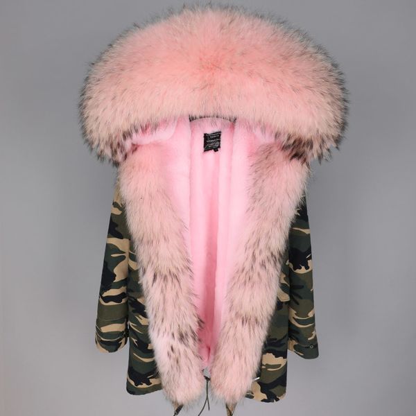 maomaokong 2021 winter new women coats pink royal fur coat natural raccoon skin collar long parkas women's jacket rj7b, Black
maomaokong 2021 winter new women coats pink royal fur coat natural raccoon skin collar long parkas women's jacket rj7b, Black