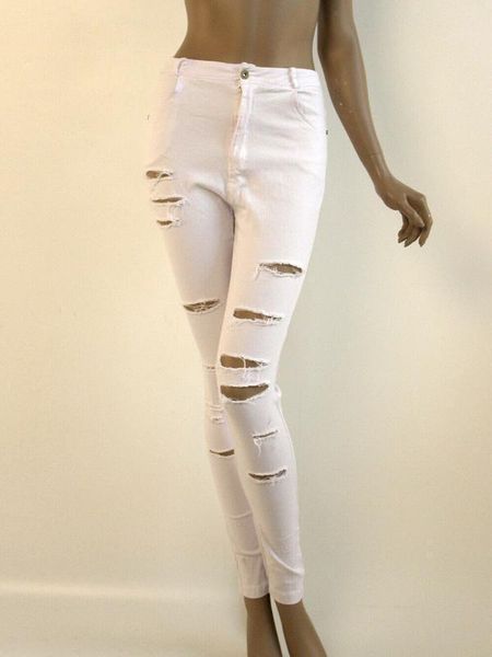 women high waist ripped jeans elastic destroyed hole pencil pants stretchy ripped denim skinny holes pants1, Black;white
women high waist ripped jeans elastic destroyed hole pencil pants stretchy ripped denim skinny holes pants1, Black;white
