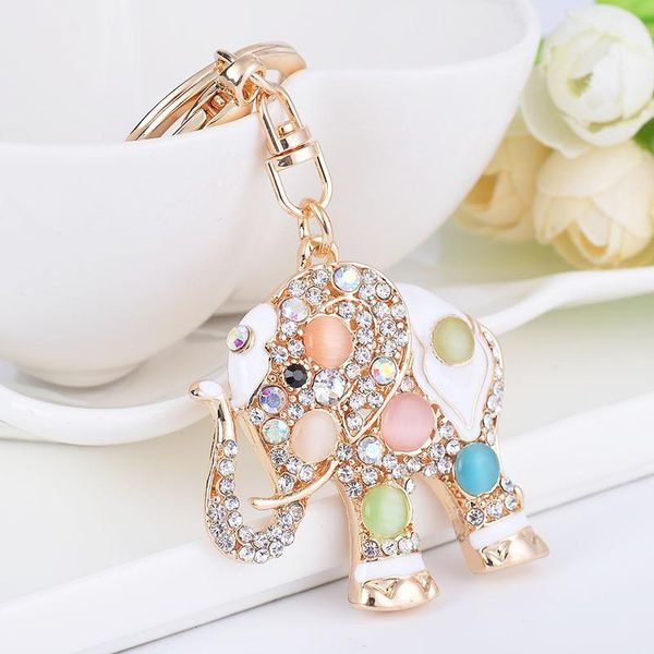 gold color metal elephant pendant keychain with full cz crystal jewelry key ring chains car keyring for women bag, Silver
gold color metal elephant pendant keychain with full cz crystal jewelry key ring chains car keyring for women bag, Silver
