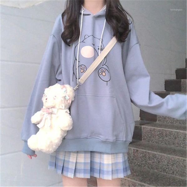 2020 new autumn winter hoodie women fashion print bear plus velvet ins japanese-style kawaii girls soft sister ladies cozy1, Black
2020 new autumn winter hoodie women fashion print bear plus velvet ins japanese-style kawaii girls soft sister ladies cozy1, Black