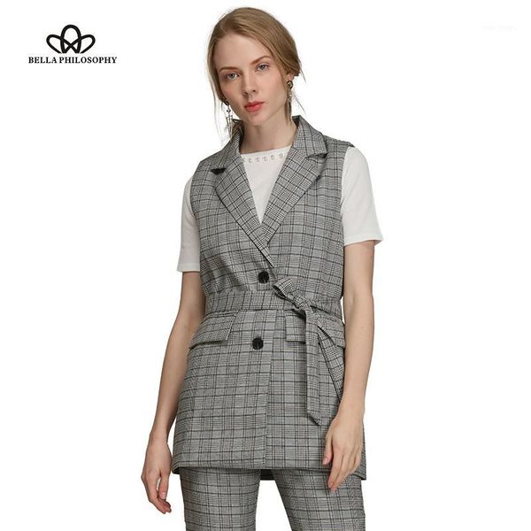 wonder 2018 new autumn plaid blazer vest women casual sleeveless pockets coat waistcoat female single breasted outwears 1, Black;white
wonder 2018 new autumn plaid blazer vest women casual sleeveless pockets coat waistcoat female single breasted outwears 1, Black;white