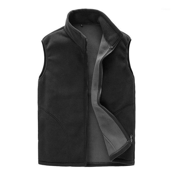 men's fleece warm sleeveless coat zipper vest jacket autumn winter new trendy stand collar male clothes casual thermal waistcoat1, Black;white
men's fleece warm sleeveless coat zipper vest jacket autumn winter new trendy stand collar male clothes casual thermal waistcoat1, Black;white