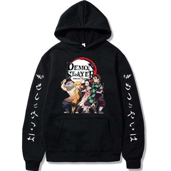 2020 fashion demon slayer hoodies streetwear demon slayer pullover sweatshirt men fashion autumn winter hip hop hoodie pullover, Black
2020 fashion demon slayer hoodies streetwear demon slayer pullover sweatshirt men fashion autumn winter hip hop hoodie pullover, Black