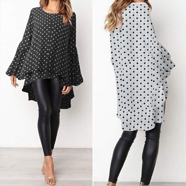 стильные топы туники женщины в горошек pinted blouse zanzea повседневная высокая низкая нерегулярных рубашек весна с длинным рукавом оборкам, White
стильные топы туники женщины в горошек pinted blouse zanzea повседневная высокая низкая нерегулярных рубашек весна с длинным рукавом оборкам, White