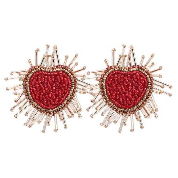 stud 2021 wedding beaded earrings for women bohemian all handmade beads heart statement party dangle fashion jewelry, Golden;silver
stud 2021 wedding beaded earrings for women bohemian all handmade beads heart statement party dangle fashion jewelry, Golden;silver