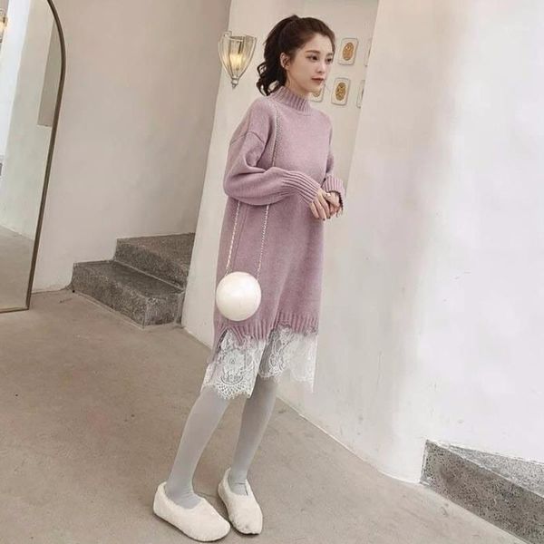 women elegant warm o neck ladies sweater dress full sleeve loose waist women knitted vestidos autumn1, Black;gray
women elegant warm o neck ladies sweater dress full sleeve loose waist women knitted vestidos autumn1, Black;gray