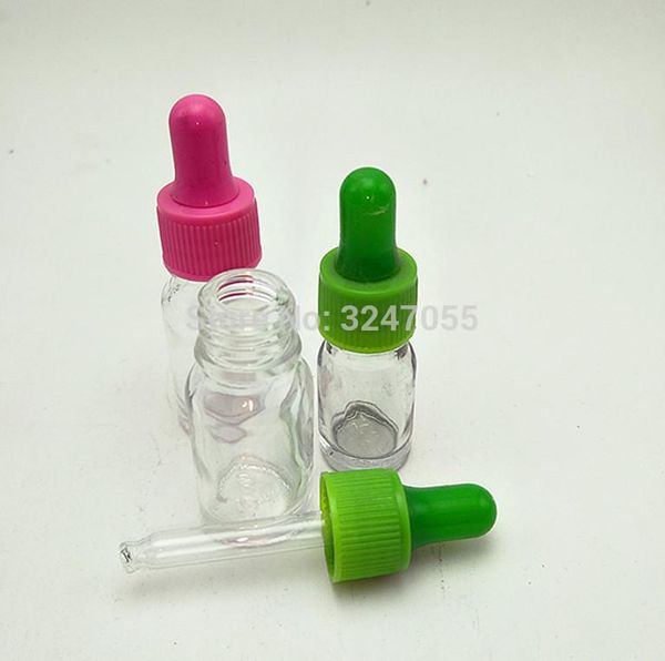 5ml clear glass empty cosmetic dropper bottle with pink glass creative green pipettes essential oil container/vials
5ml clear glass empty cosmetic dropper bottle with pink glass creative green pipettes essential oil container/vials